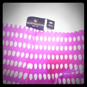 Poply multi colored gotten Worthington skirt